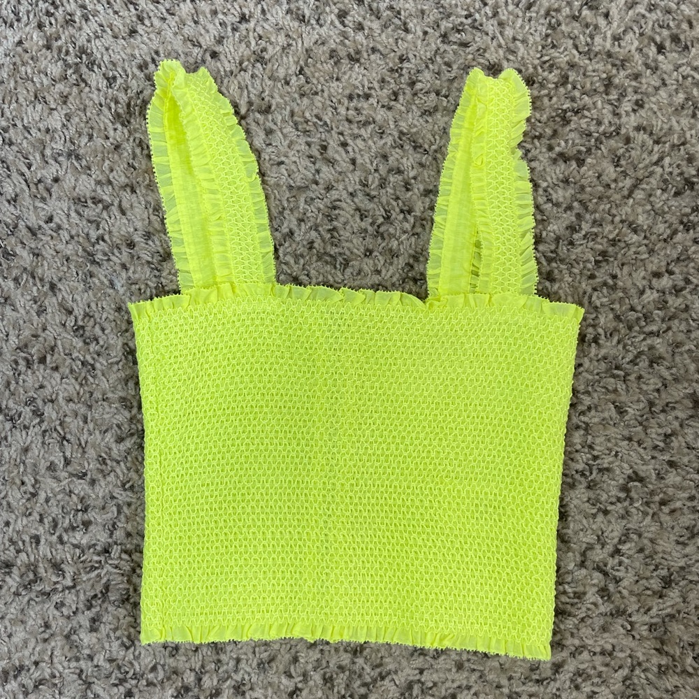 Alice and Olivia yellow top